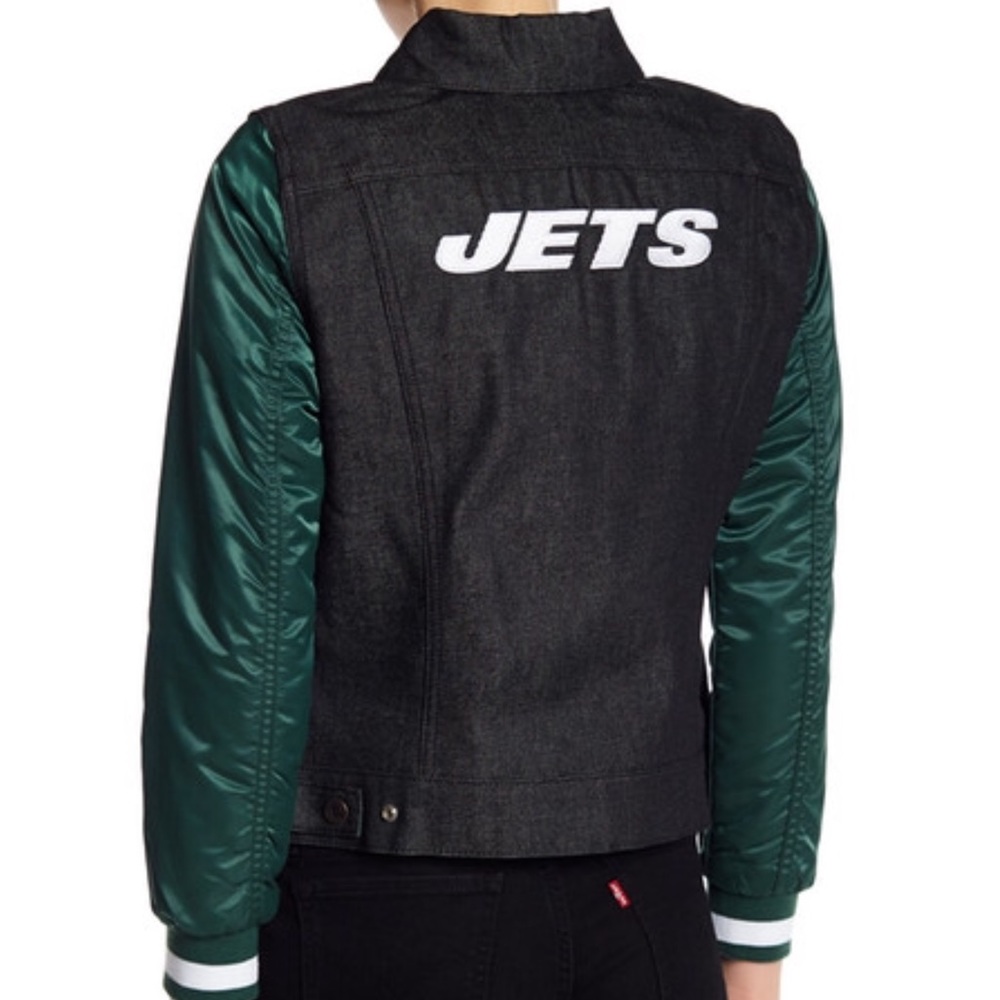 NWT Levi’s NFL Jets Denim Trucker Jacket